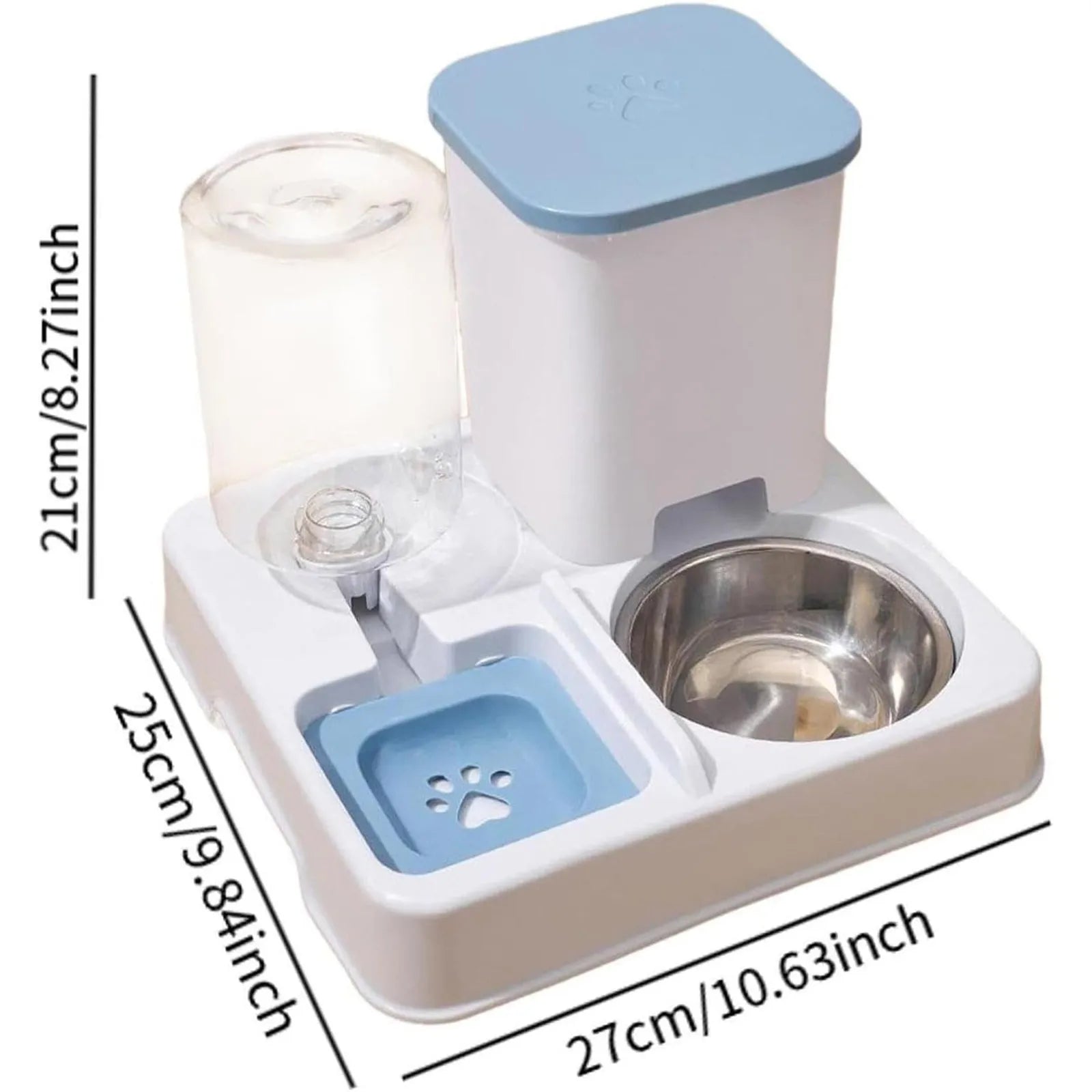 2 in 1 Non-slip Automatic Pet Feeder and Water Dispenser