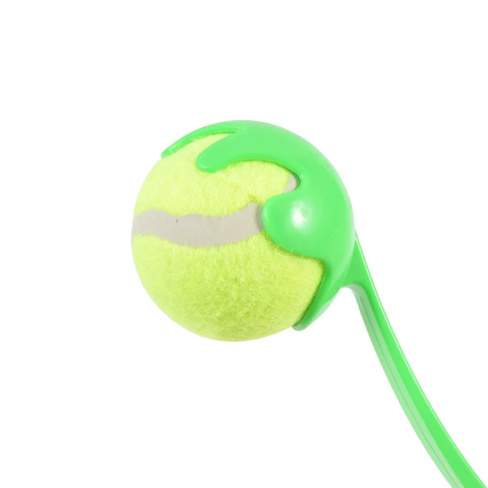 Outdoor Tennis Training Ball Thrower Interactive Toy