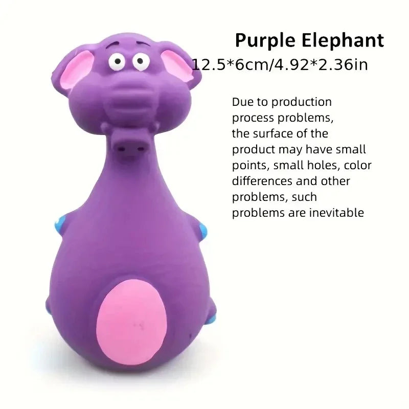 Soft Rubber Squeaky Chewy Toys
