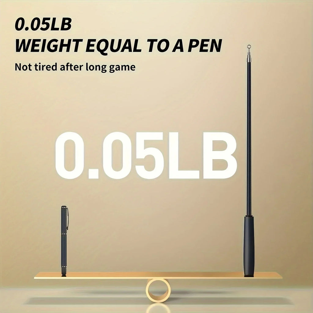 Four-Section Telescopic Cat Rod - Extendable, Metal Material