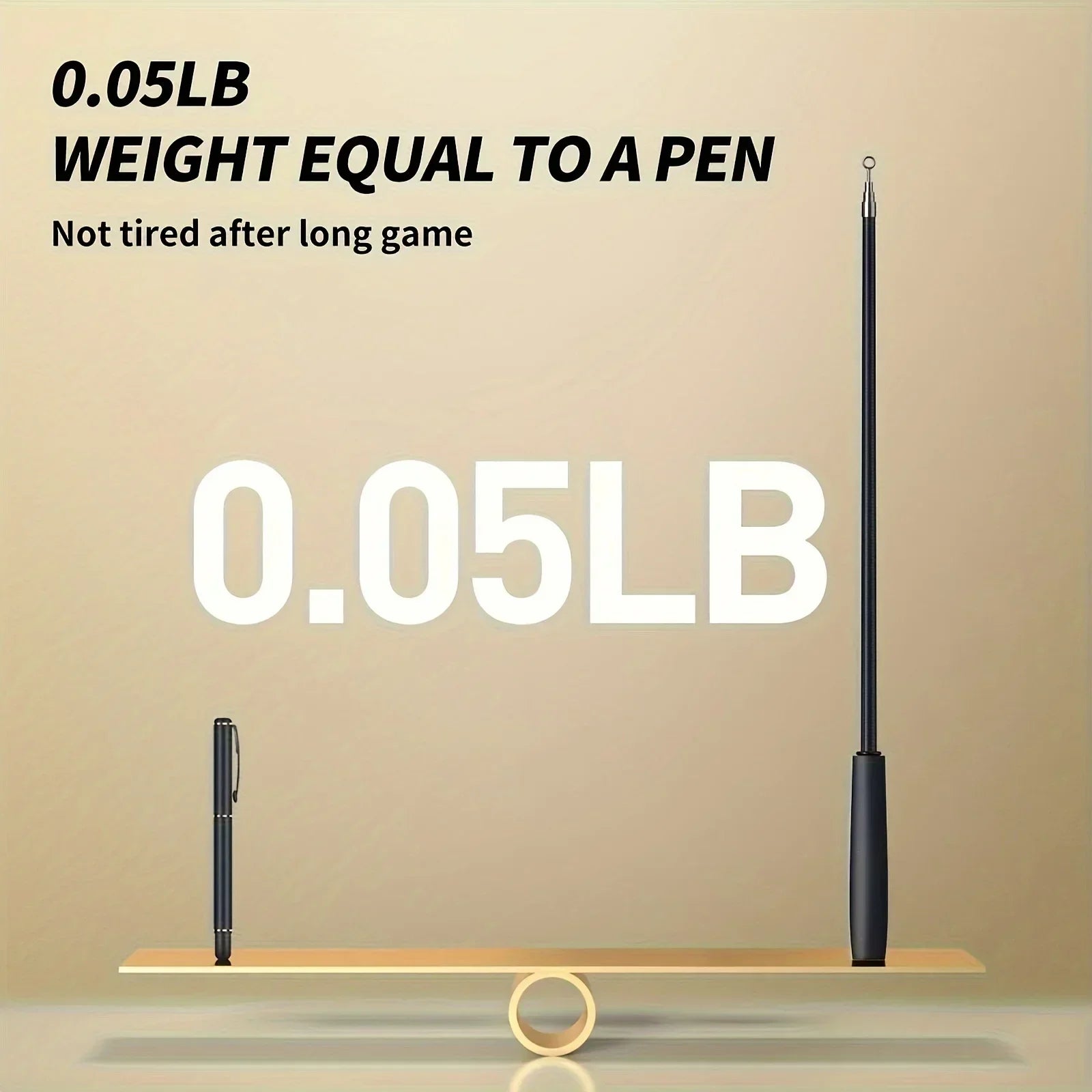 Four-Section Telescopic Cat Rod - Extendable, Metal Material