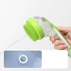 Bathing brush with soap dispenser