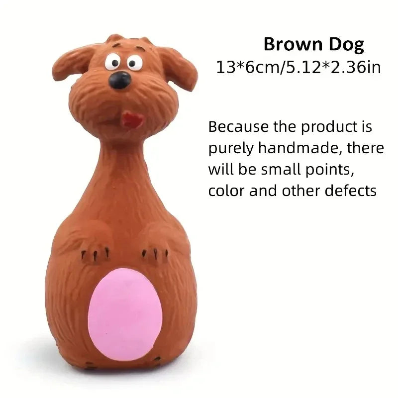 Soft Rubber Squeaky Chewy Toys