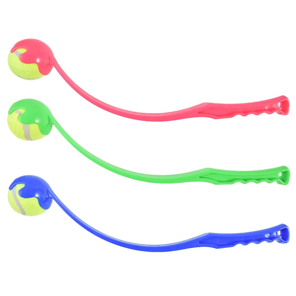 Outdoor Tennis Training Ball Thrower Interactive Toy