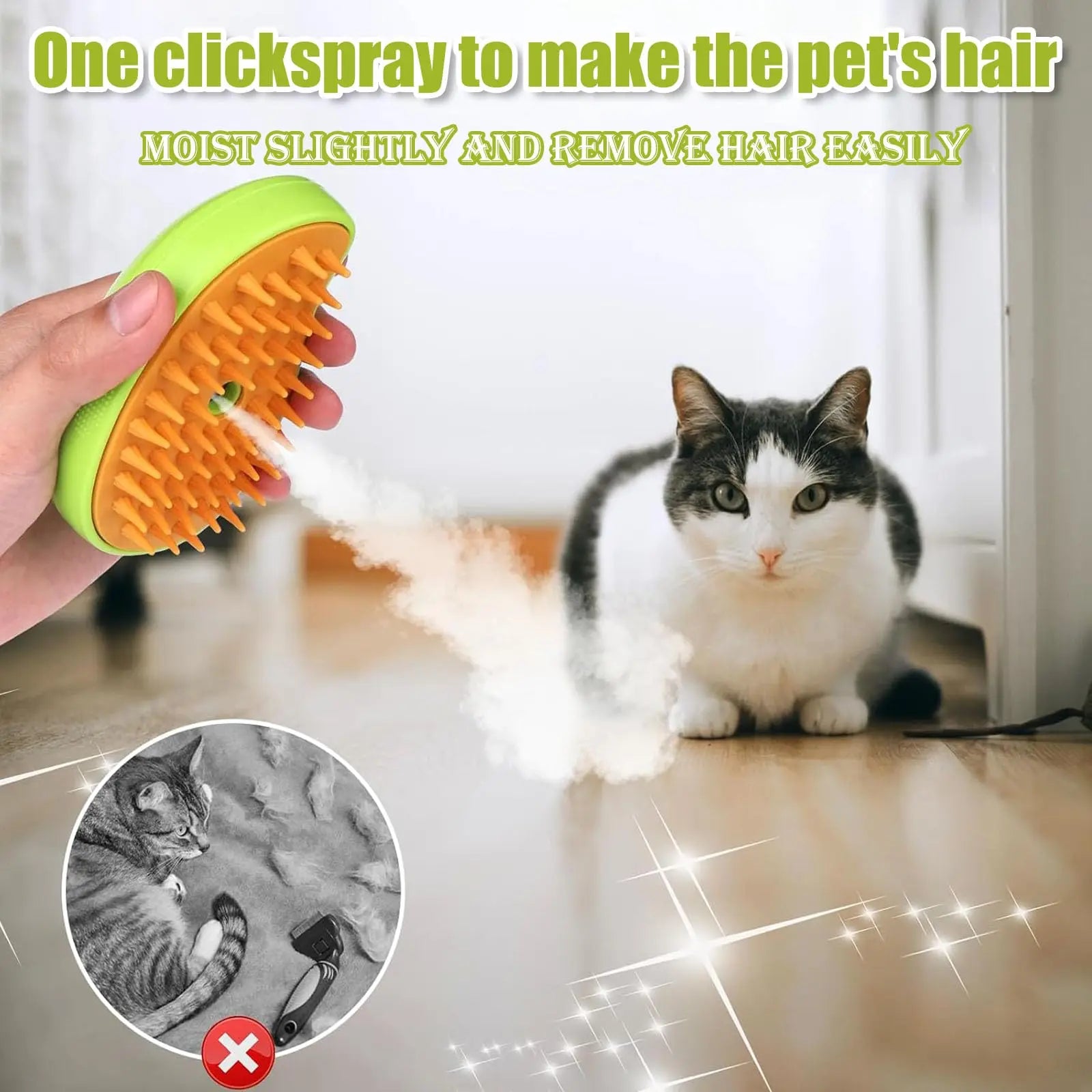 Rechargeable Steam Brush