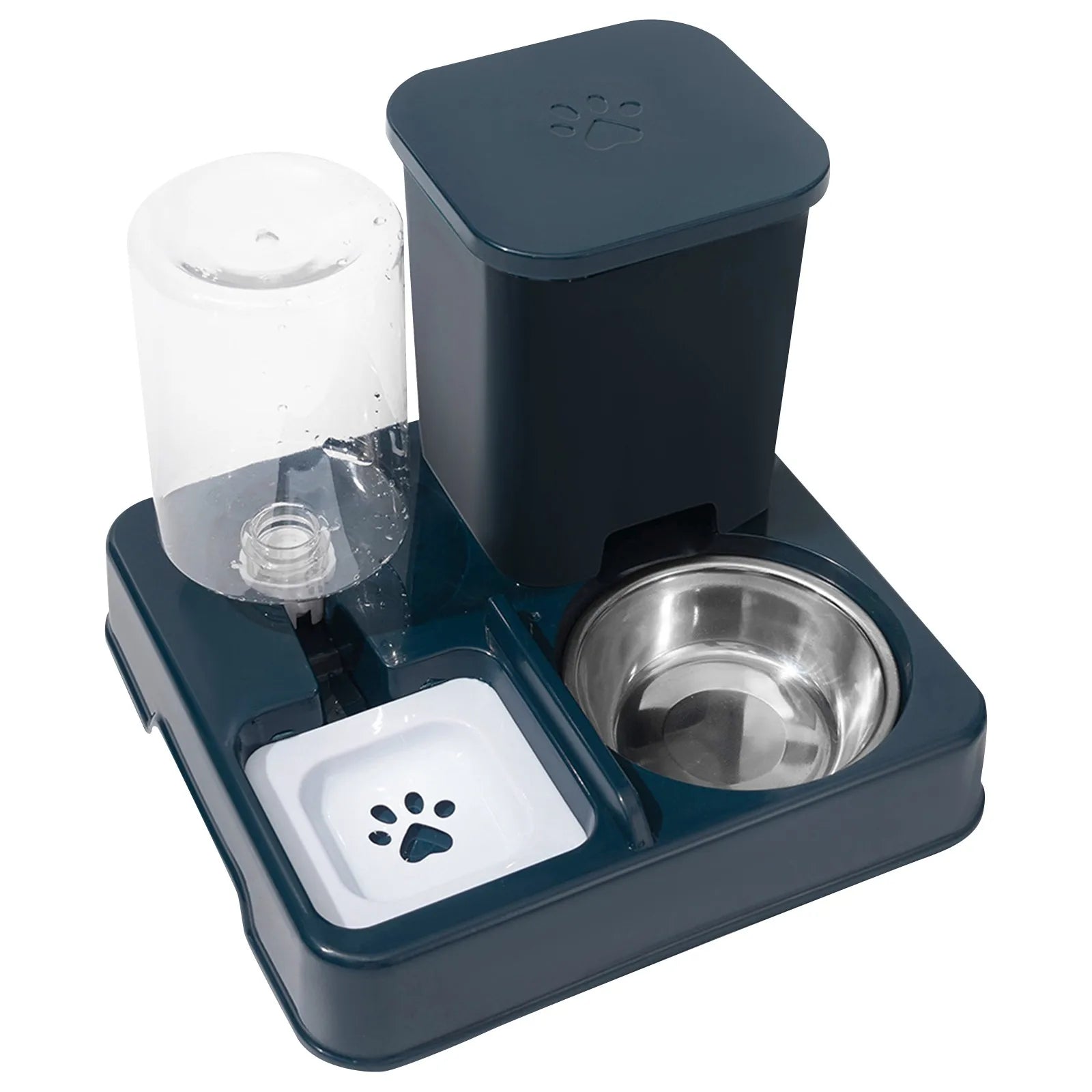 2 in 1 Non-slip Automatic Pet Feeder and Water Dispenser