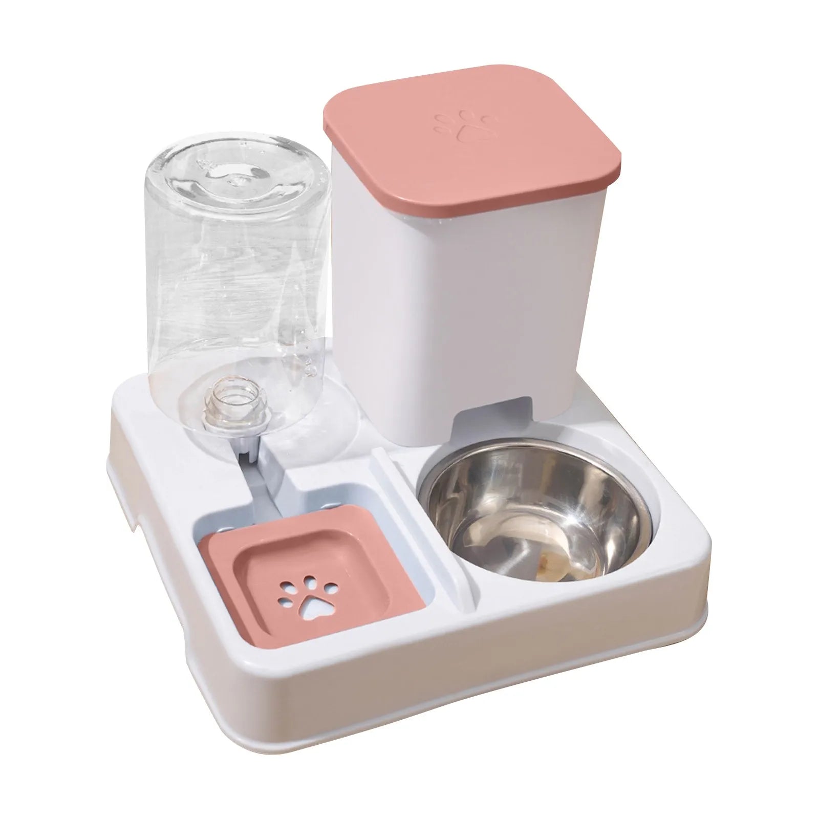 2 in 1 Non-slip Automatic Pet Feeder and Water Dispenser