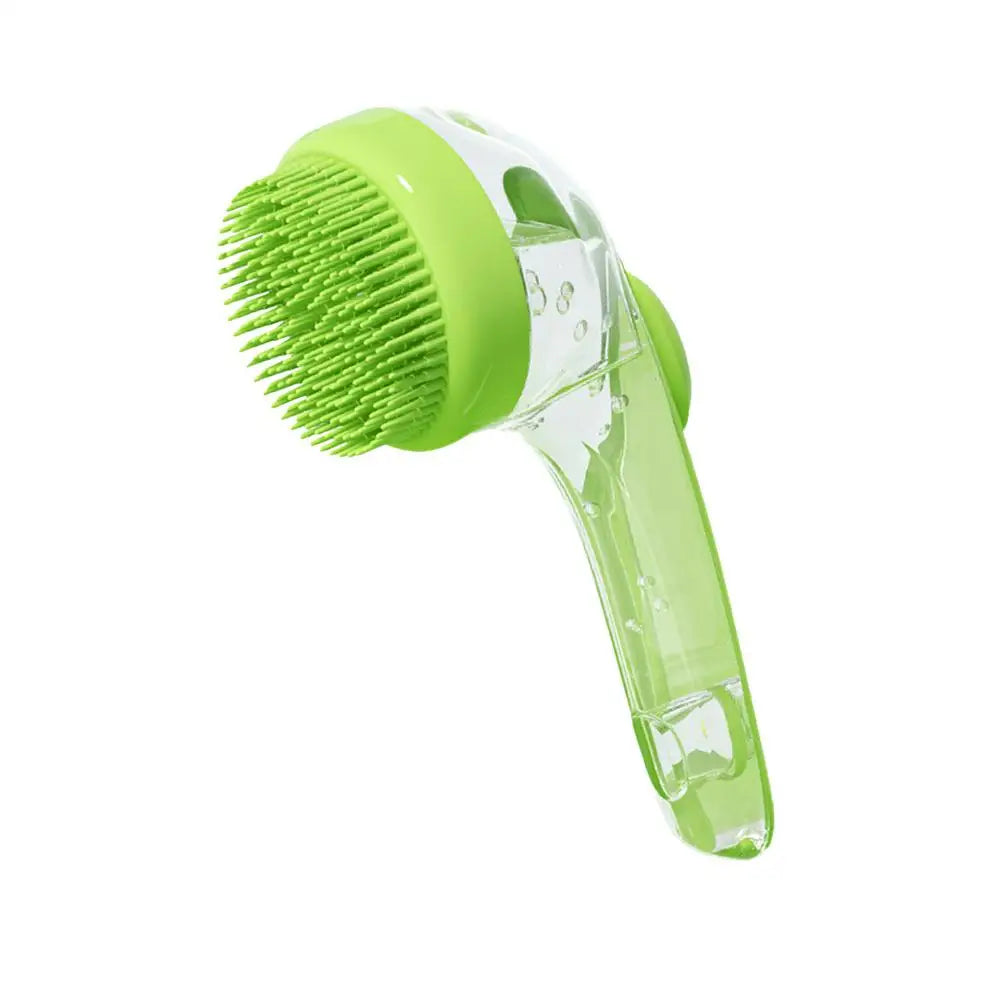 Bathing brush with soap dispenser