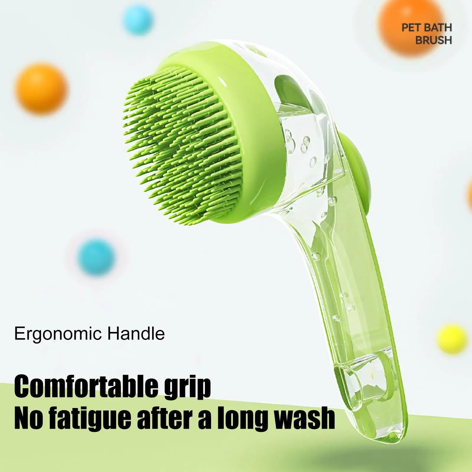 Bathing brush with soap dispenser